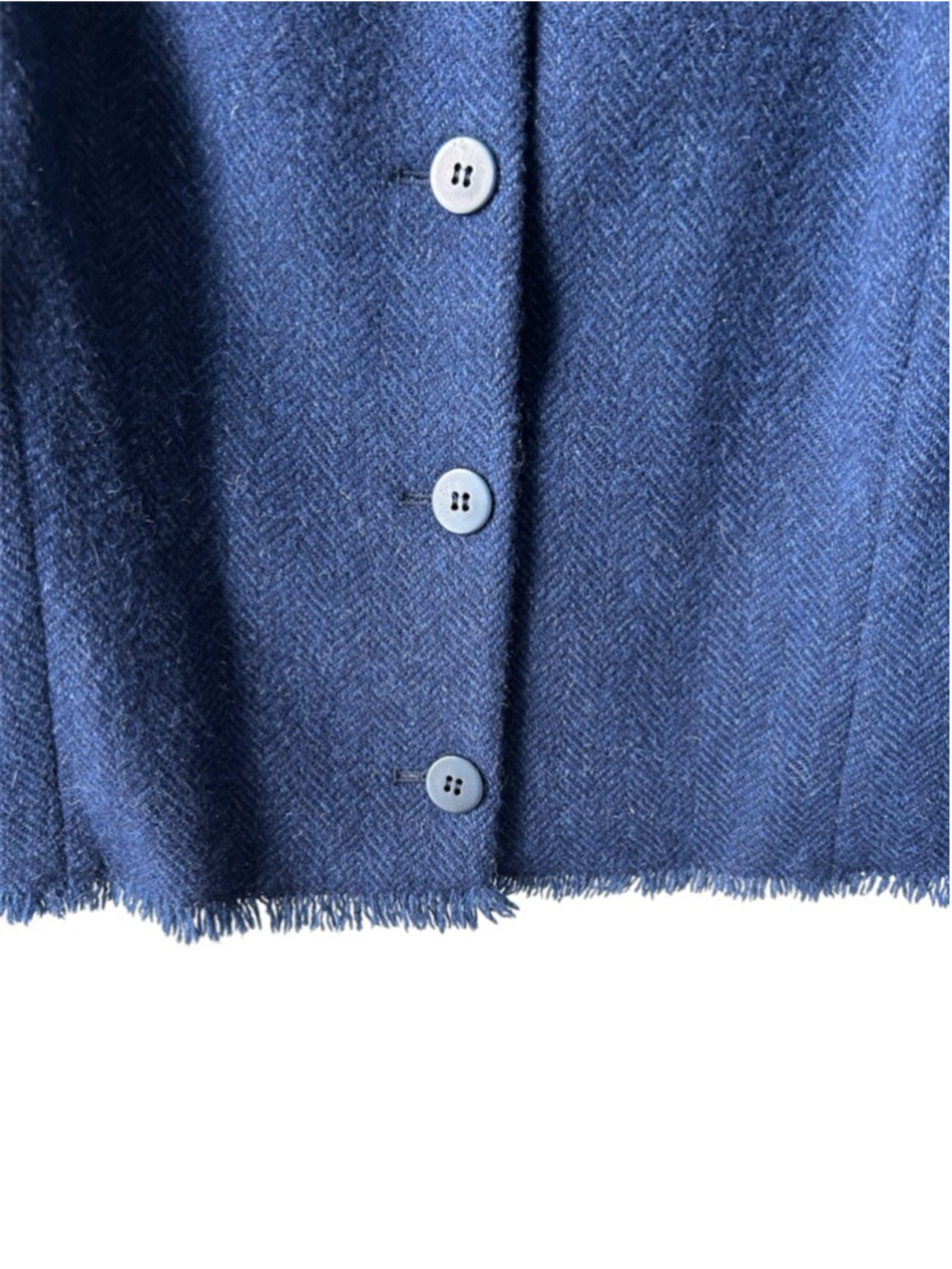 Ralph Lauren Black Label Cashmere/Alpaca Frayed Edge Blazer - Picture 4 of 10